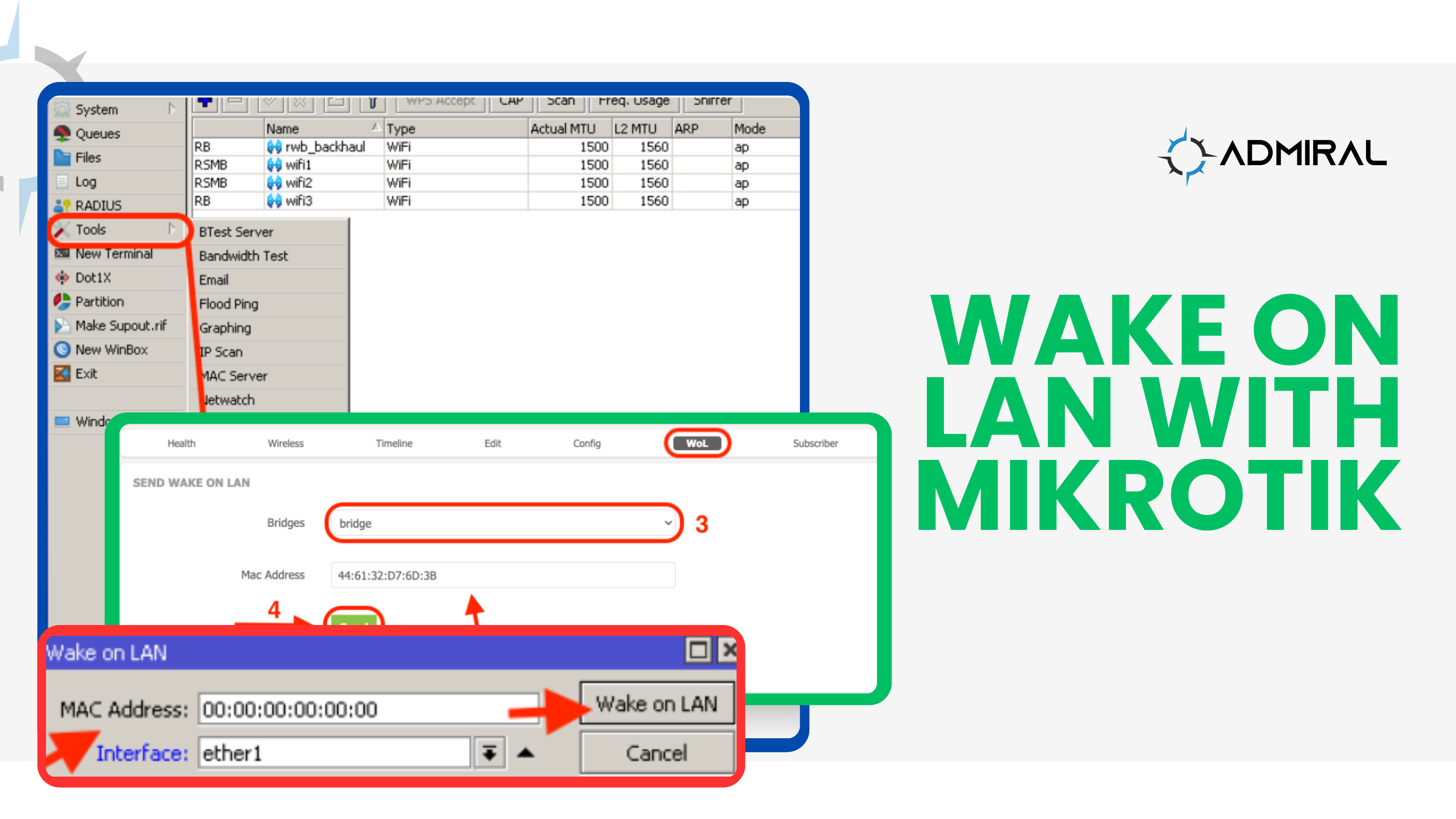 MikroTik WoL – Wake on Lan Magic Packet - Admiral Platform