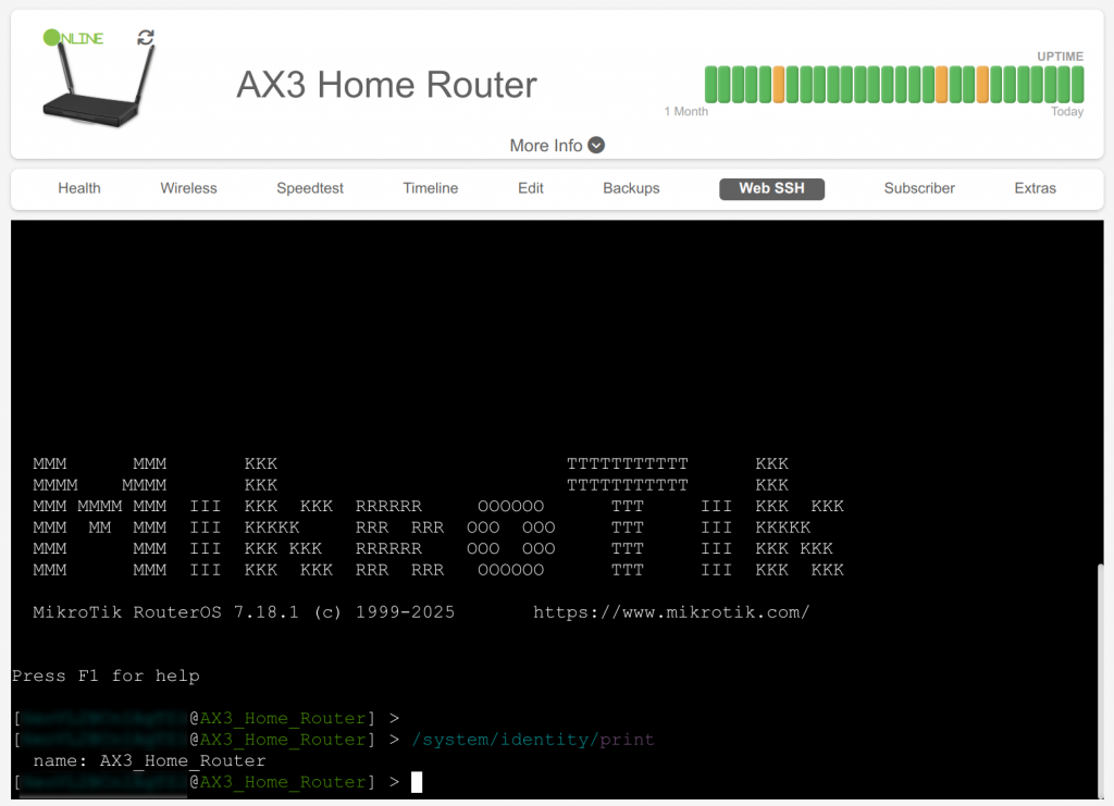 Admiral Web SSH Preview