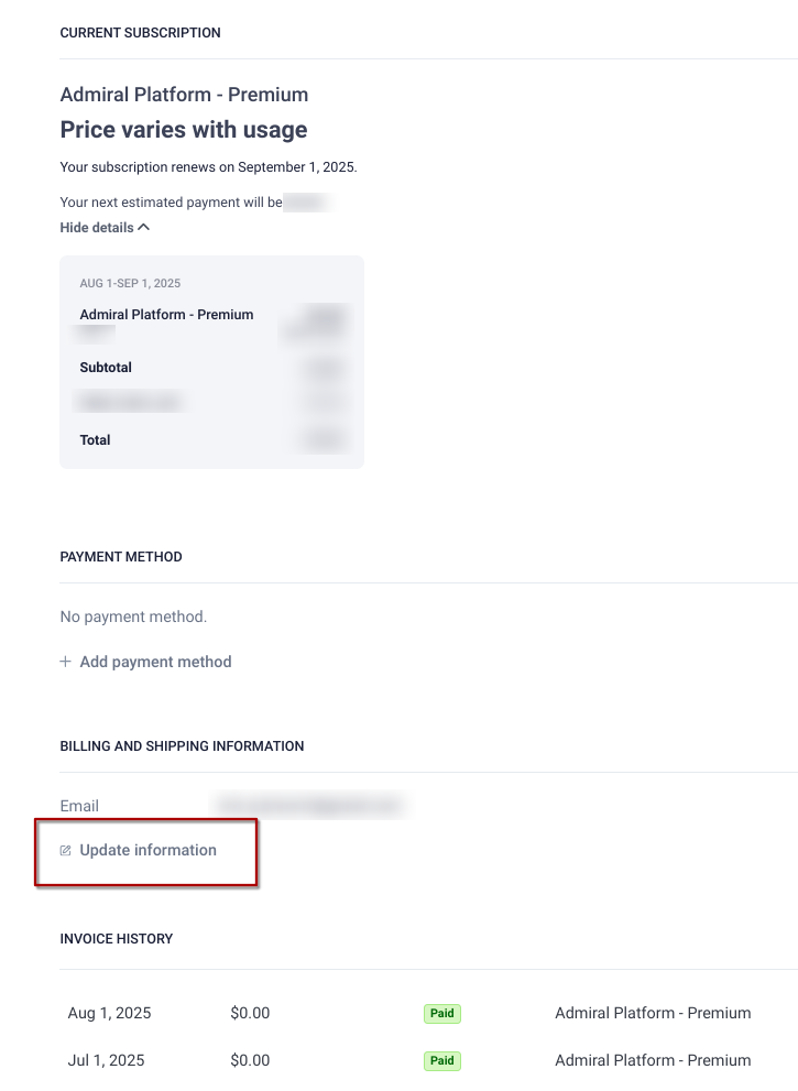 Stripe Billing Portal Overview