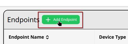 Add Endpoint to Endpoints