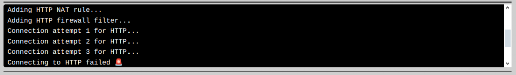 Connecting to HTTP Endpoints error