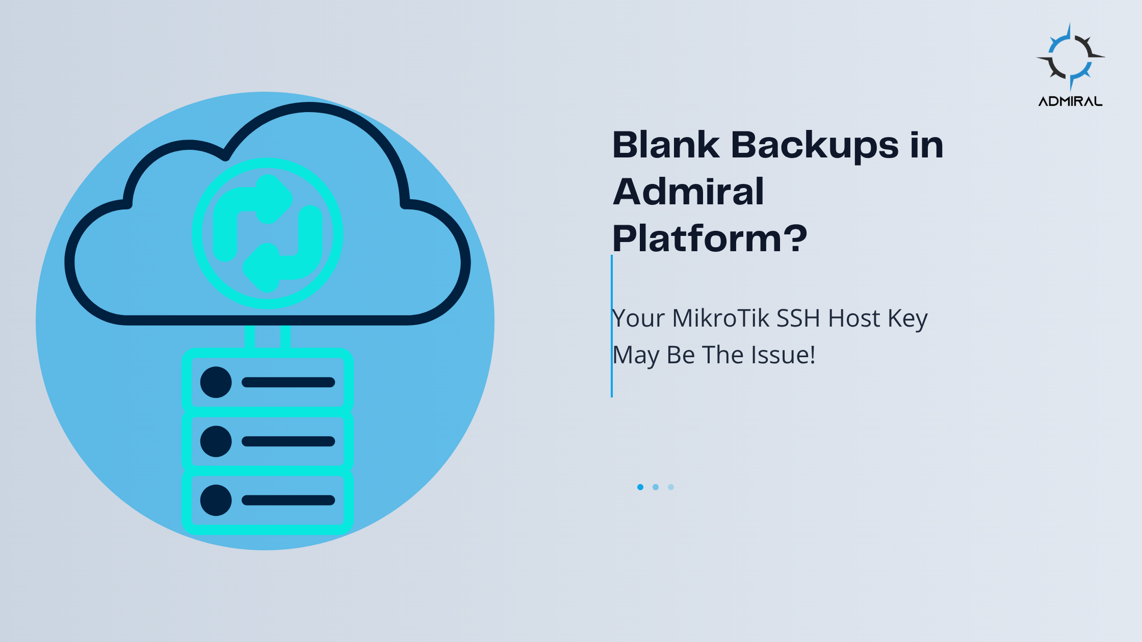 Blank Backups in Admiral Platform